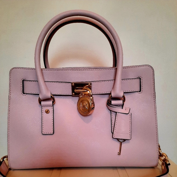 MICHAEL Michael Kors Handbags - Michael kors Pink Small Hamilton Satchel